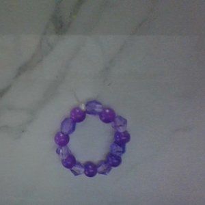 Handmade Cute Purple Ring